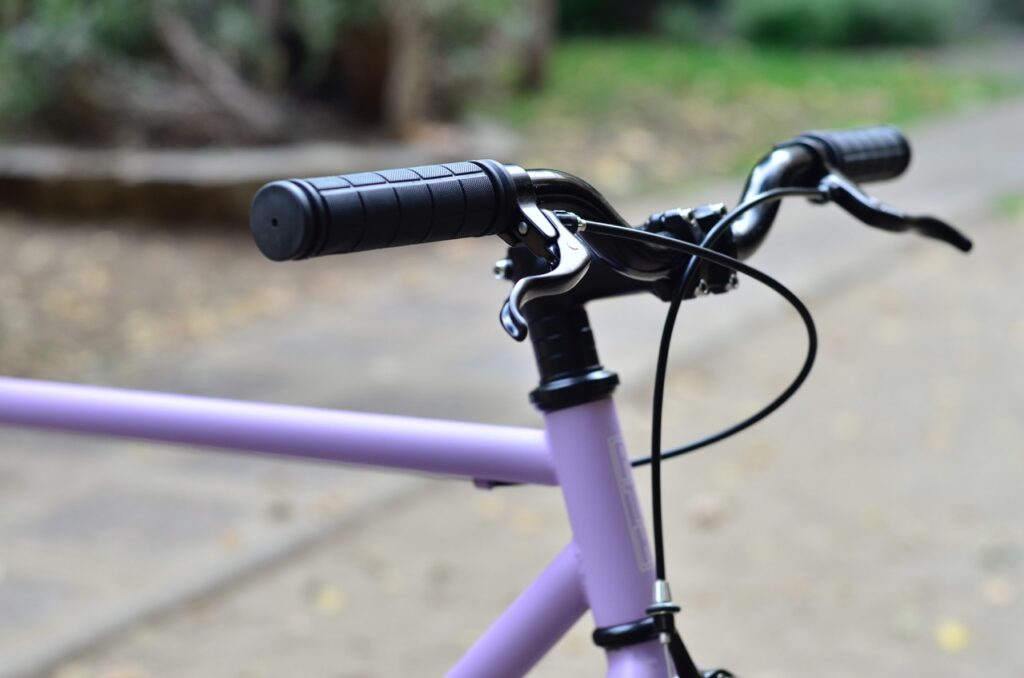 manubrio bicicleta rth uno lila