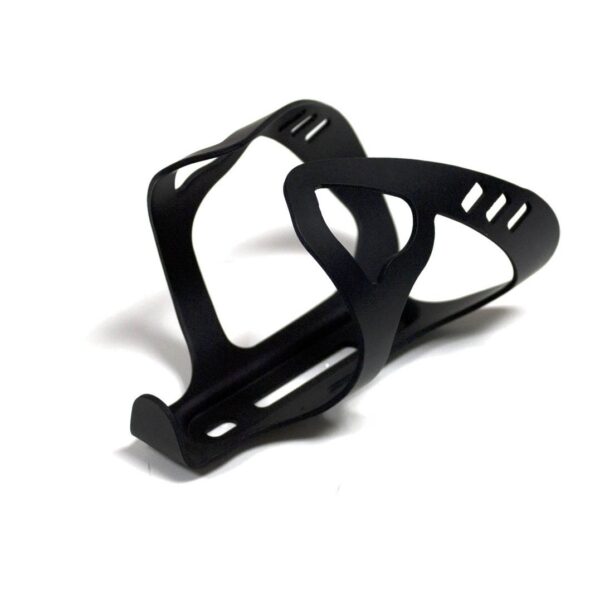 Porta botella aluminio negro